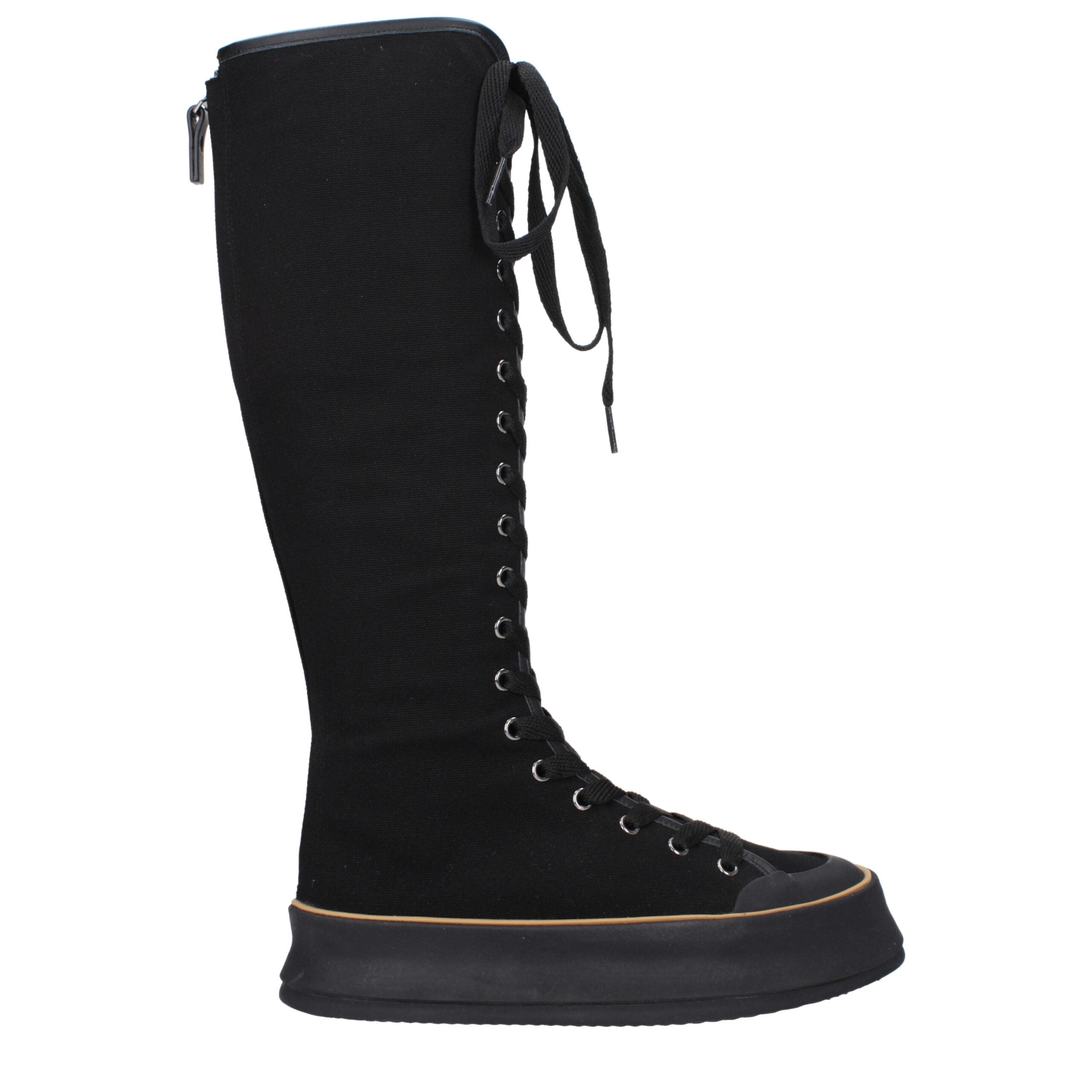 Max Mara Black Fabric Boot